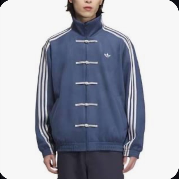 NWT Adidas Year of the Snake China Track Jacket Blue Unisex Size M - Picture 1 of 11